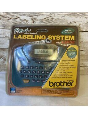 Brother PT-65SCCP P-touch Home and Hobby Labeling System with LCD Screen Sealed